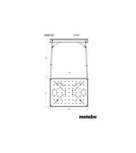 Mesa multifunción Metabo MWB 100