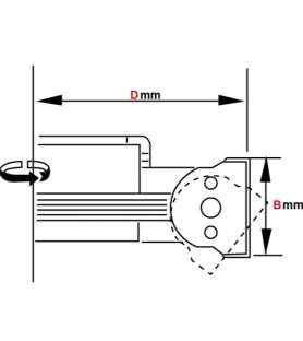 Adjustable chamfer cutter head 170 mm Height 50 mm for spindle moulder shaft 50 mm