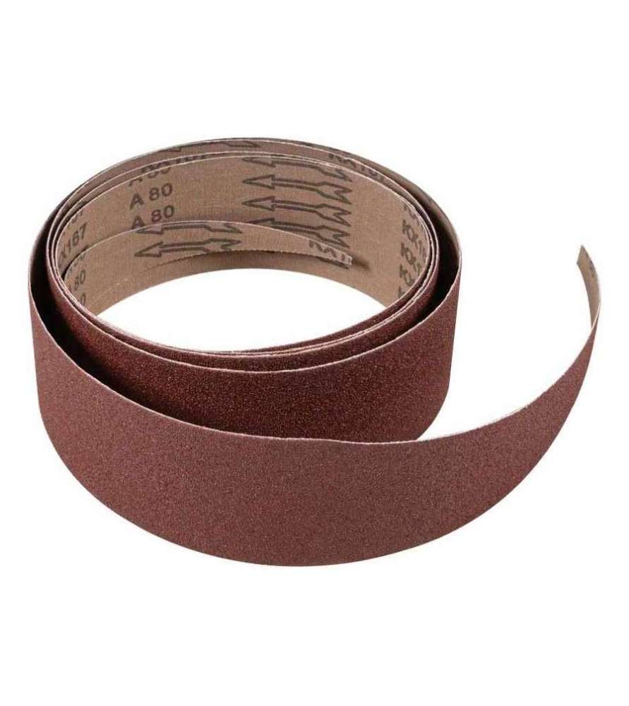 Bande abrasive support papier pour ponceuse Holzmann ZS640P - Grain 80 Bande abrasive support papier pour ponceuse Holzmann ZS640P - Grain 80