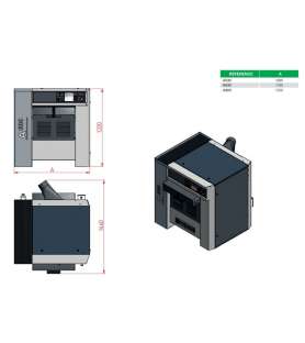 Planer 630 mm Holzprofi A630 - 400V