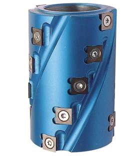 Calibreur hélicoïdal Ø 80 Hauteur 100 mm pour toupie arbre de 50 mm