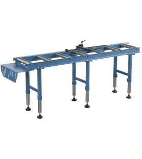 Trasportatore a rulli con battuta di regolazione Bernardo RB2000A - 2000 mm