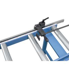 Trasportatore a rulli con battuta di regolazione Bernardo RB2000A - 2000 mm
