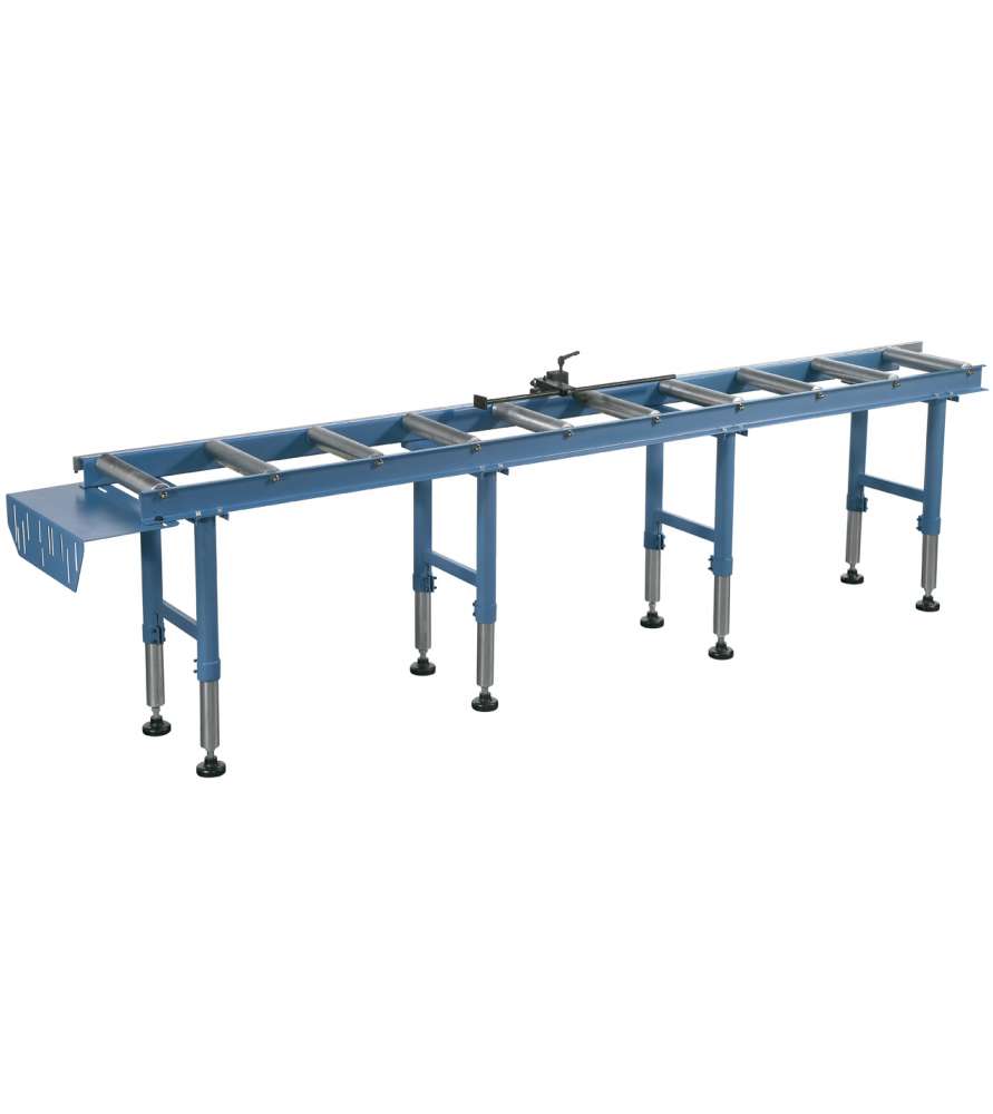 Transportador de rodillos con tope de ajuste Bernardo RB3000A - 3000 mm