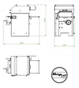 Cepilladora Holzprofi Maker RAB410 con eje helicoidal
