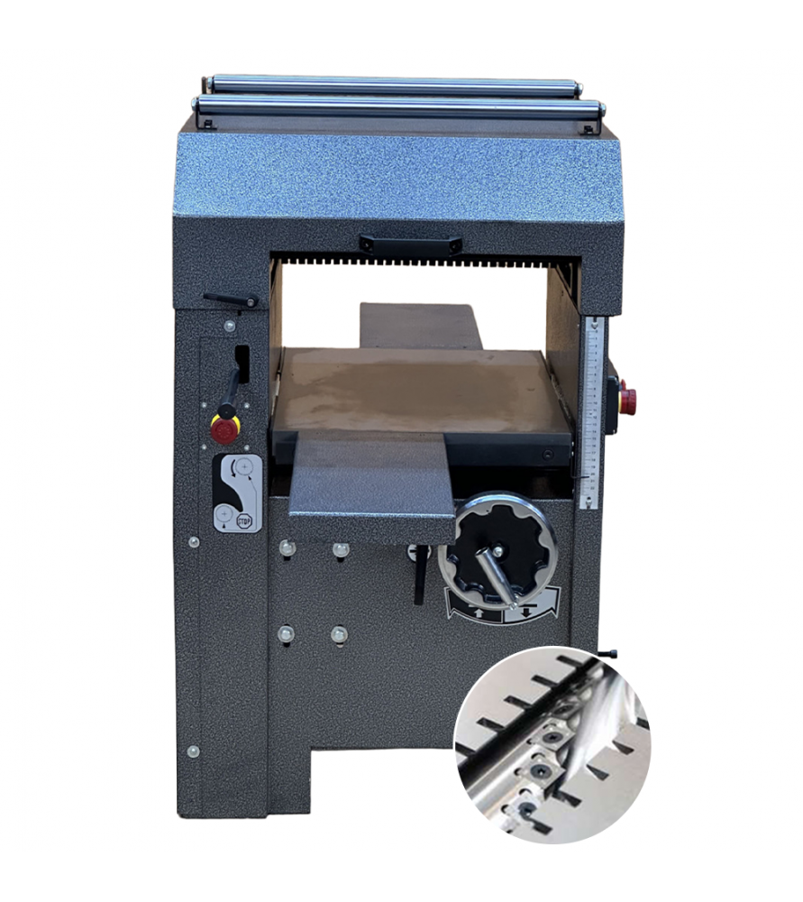 Raboteuse Holzprofi Maker RAB410 avec arbre hélicoïdal Raboteuse Holzprofi Maker RAB410 avec arbre hélicoïdal