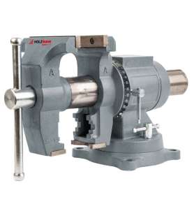 Morsa da banco con base rotante Holzmann WBS150M