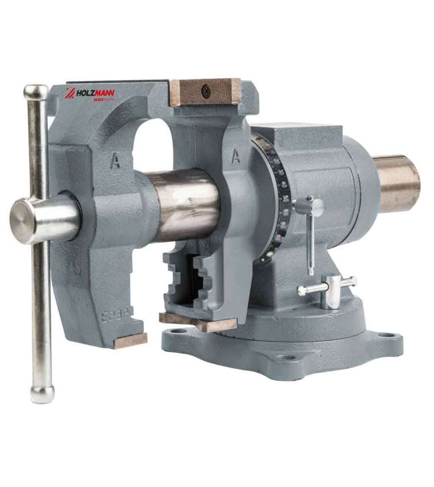 Werkbank Schraubstock inkl. Drehplatte Holzmann WBS150M