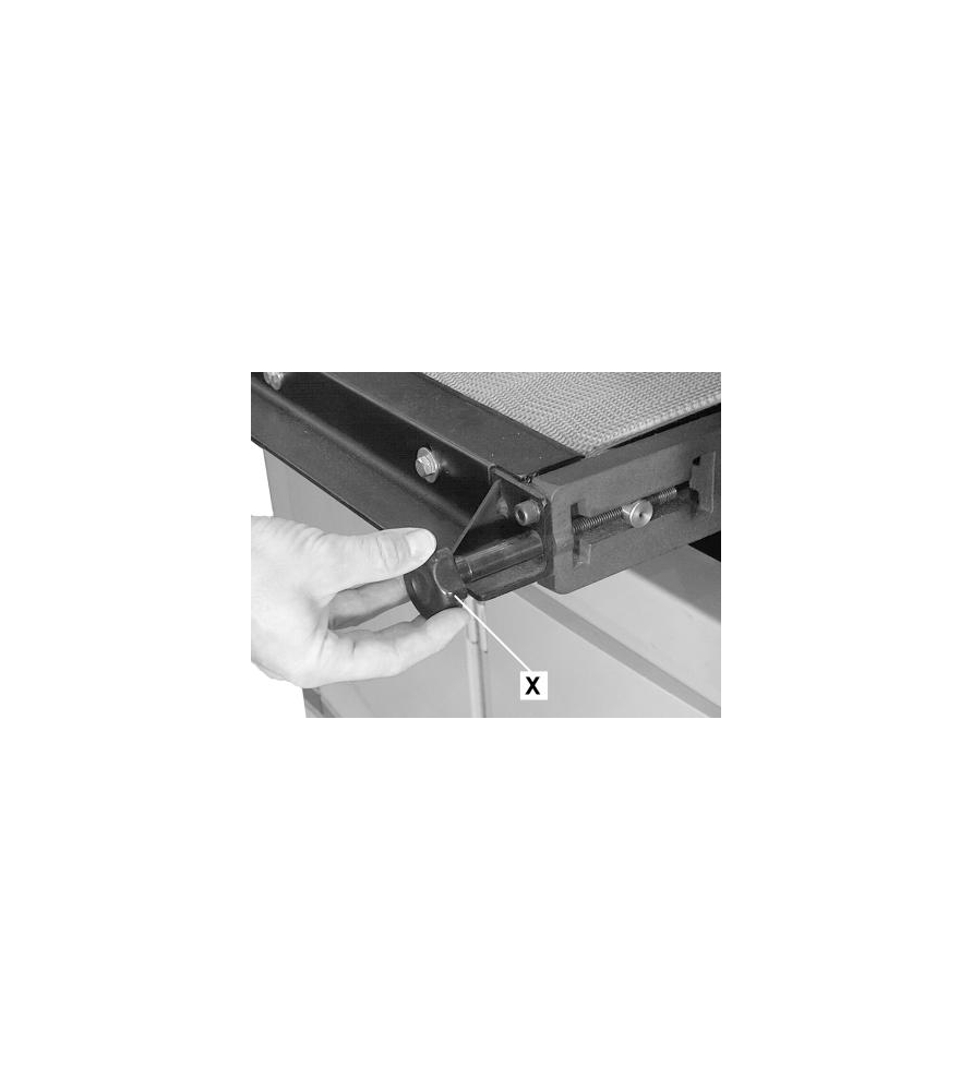 Belt adjustment handle for Jet DDS-225 and Jet DDS-237 calibrating sander
