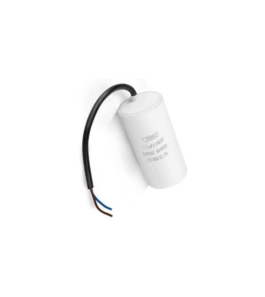 Condensateur de démarrage à fils 25µF 450V