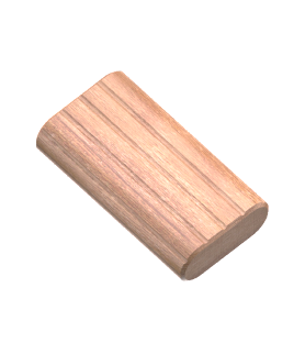 Tenons en bois de hêtre 10x50x24 mm pour Domino - Carton de 510 pièces