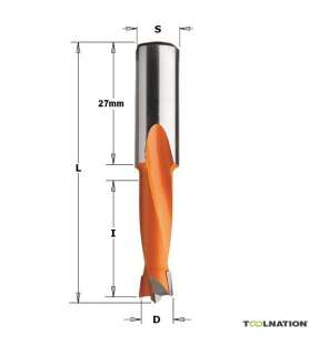 Foret pour perceuse multibroche 8 mm - tige 10x27 - Gauche