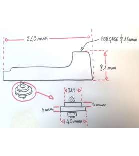 Complete slide 4902301007 for mini wood lathe