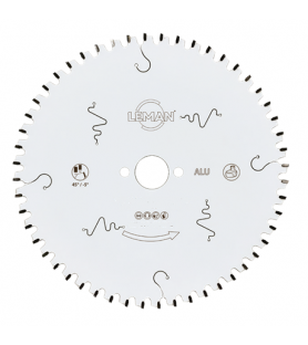 Lame de scie circulaire carbure 160 x 2,2 x 20 mm - 48 dents trapézoidales pour l'aluminium - Leman 964.160.48AL