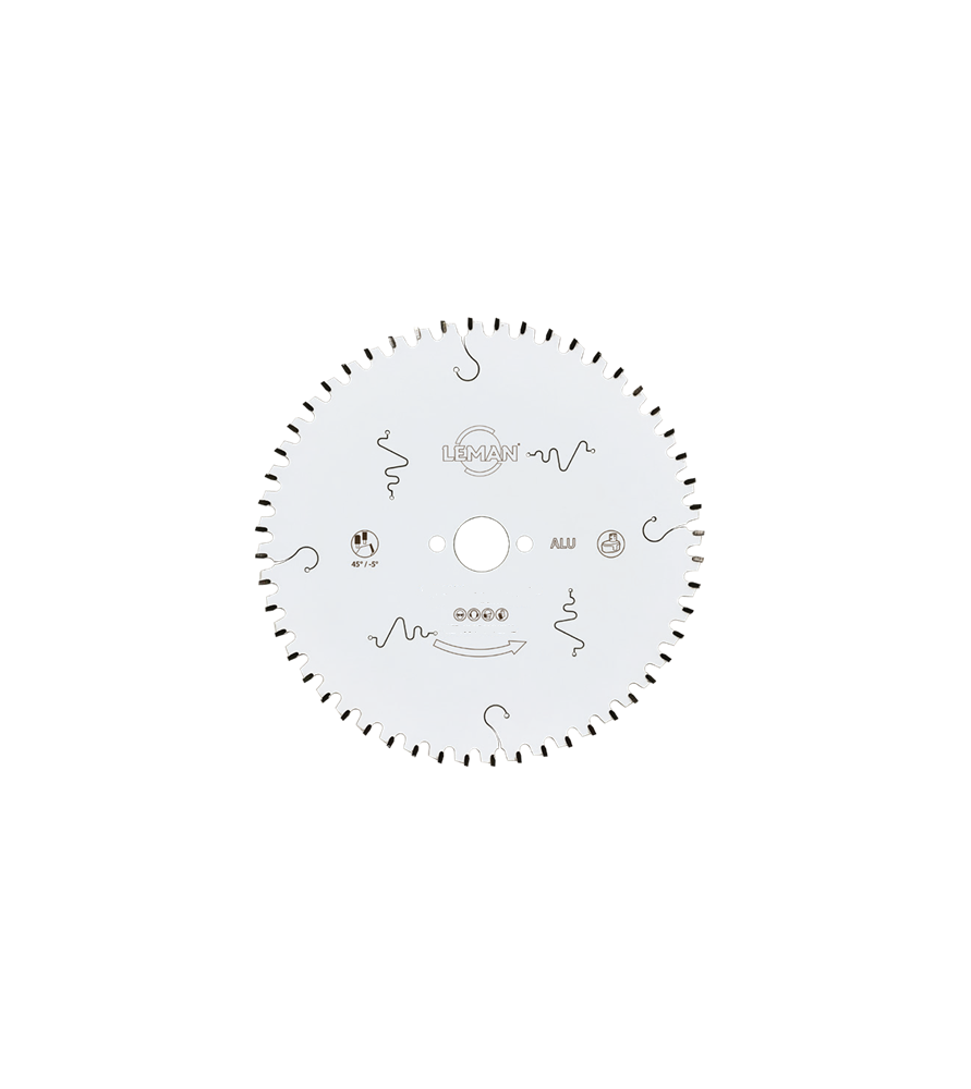 Lame de scie circulaire carbure 160 x 2,2 x 20 mm - 48 dents trapézoidales pour l'aluminium - Leman 964.160.48AL Lame de scie circulaire carbure 160 x 2,2 x 20 mm - 48 dents trapézoidales pour l'aluminium - Leman 964.160.48AL