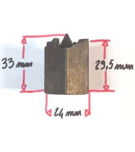 Pointe d'entrainement pour tour à bois Scheppach DM 600 Vario, Parkside PDM600A1 et PDM600B2