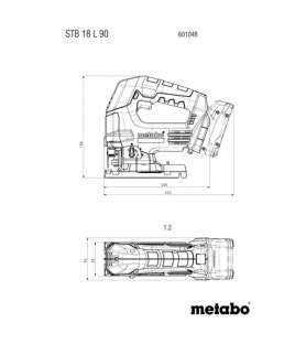 Seghetto alternativo a batteria Metabo STB 18 L 90 - profondità di taglio 90 mm Seghetto alternativo a batteria Metabo STB 18 L 90 - profondità di taglio 90 mm