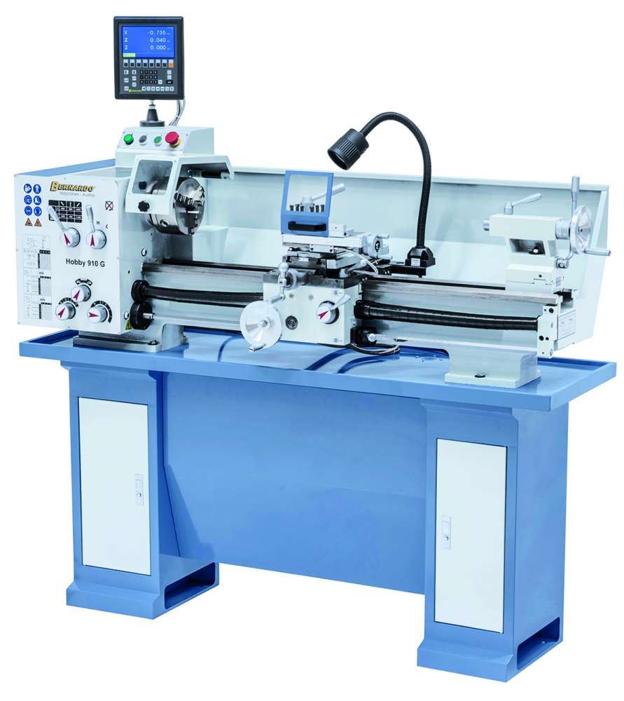 Tour à métaux Bernardo Hobby 910 G avec affichage digital 3 axes ES-12 V - 400V