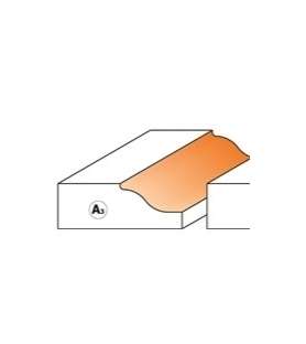 CMT 990.001.11 - Raised panel router bit  - Shank 8 mm
