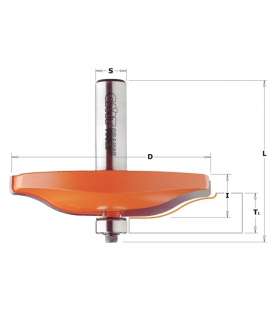 CMT 990.001.11 - Raised panel router bit  - Shank 8 mm