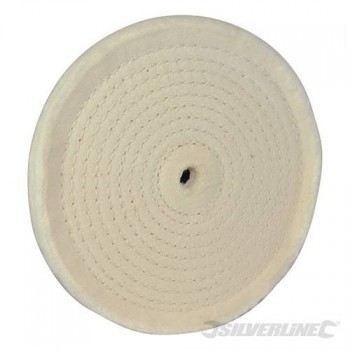 Tampon polissoir coton en spirale diamètre 150 mm alésage 12 mm