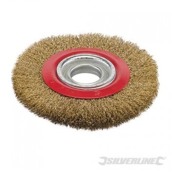 Brosse métallique pour touret diamètre 150 mm aux multiples alésages