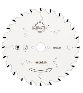 Lame de scie circulaire carbure 165 x 2,5 x 20 mm - 24 dents alternées