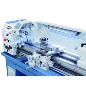 Tornio per metalli Bernardo Profi 900 Vario con display digitale 2 assi ES-12 V - 400V