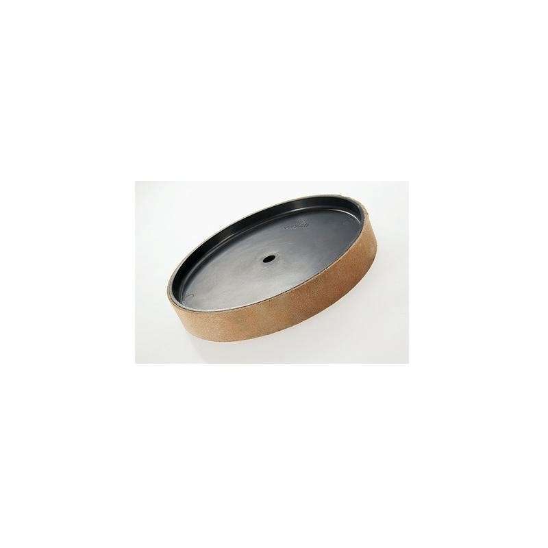 Leather honing disc Ø 200 mm Scheppach for wet stone sharpener
