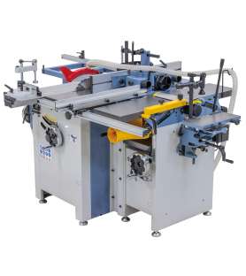 Macchina combinata per la lavorazione del legno a 5 funzioni Bernardo CU260FS con albero elicoidale - 400 V