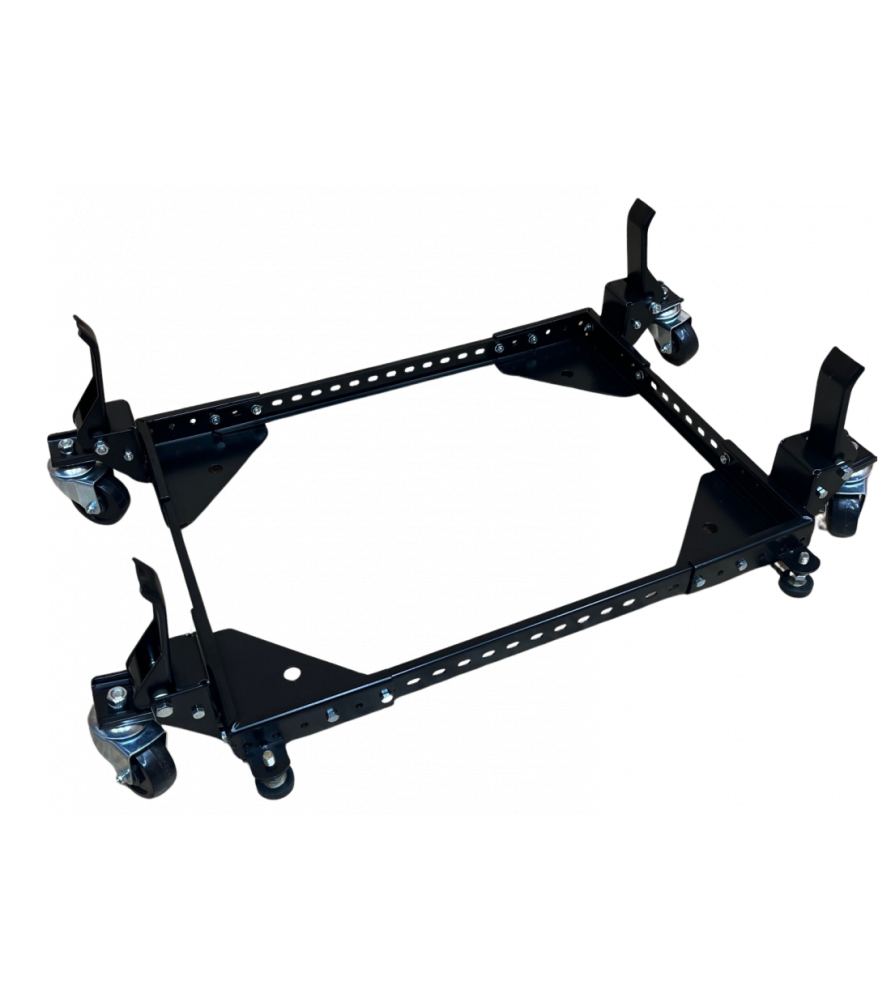 Kit de déplacement extensible à 4 roues pivotantes pour machine 220 kg max