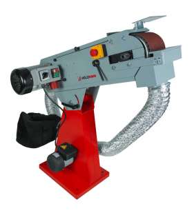 Ponceuse à métaux avec aspiration intégrée Holzmann MSM150ABS - 400V