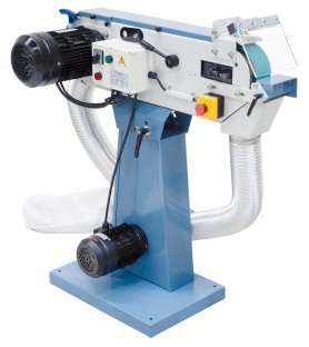 Ponceuse ébavureuse à métaux avec aspiration intégrée Bernardo MS75x2000 DC-2 - 400V