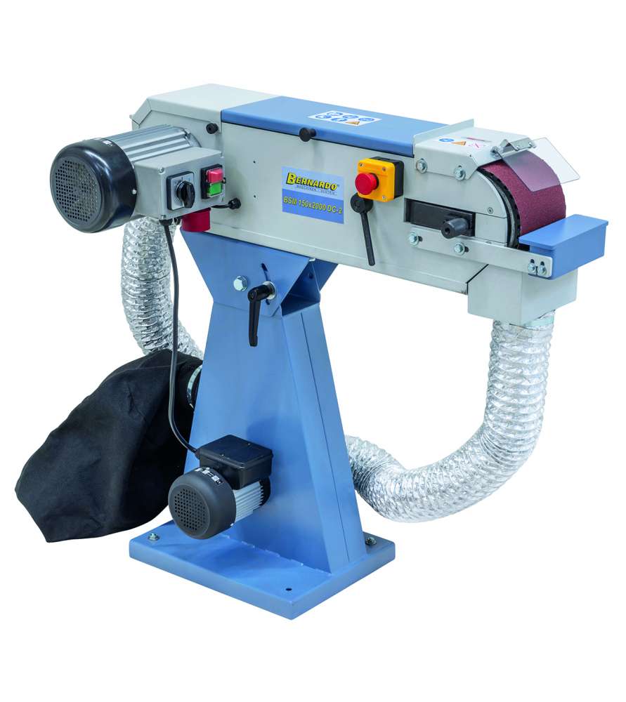 Ponceuse ébavureuse à métaux avec aspiration intégrée Bernardo BSM150x2000 DC-2