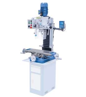 Perceuse fraiseuse métal Bernardo BF30G avec affichage digital 3 axes DT40 - 400V