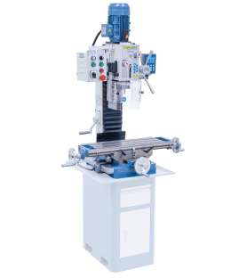 Perceuse fraiseuse métal Bernardo BF30G avec affichage digital 3 axes DT40 - 400V