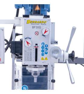 Perceuse fraiseuse métal Bernardo BF30G avec affichage digital 3 axes DT40 - 400V
