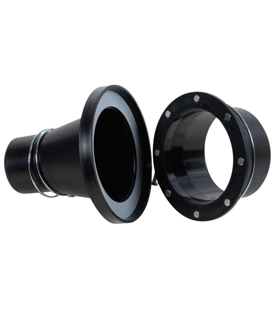 Magnetischer sauganschluss 100/60 mm für flexible Verbindung von maschine-absauganlage