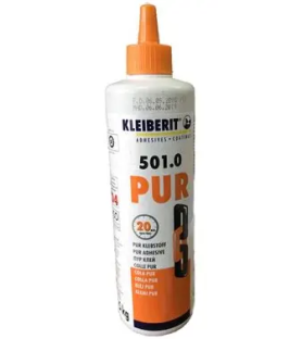 Colle à bois PUR monocomposante Kleiberit 501.0 - Bidon 500g