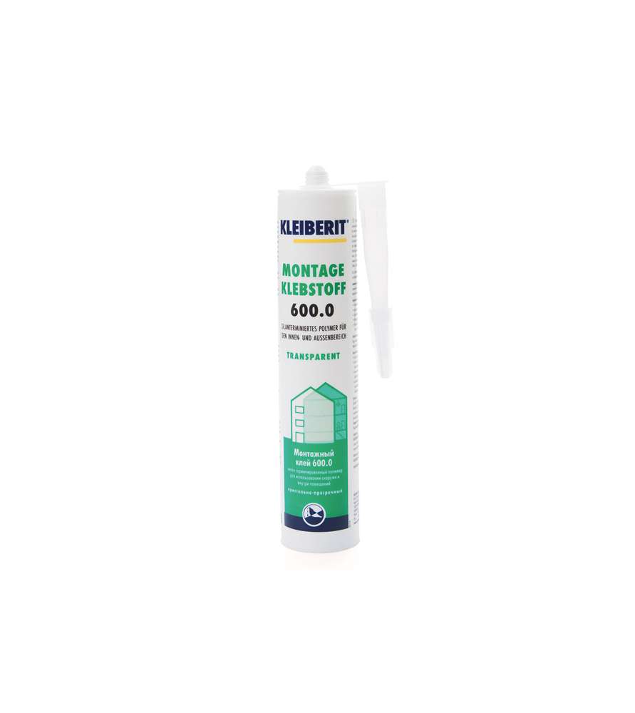 Sigillante adesivo trasparente Kleiberit 600.0 STP – cartuccia 290 ml