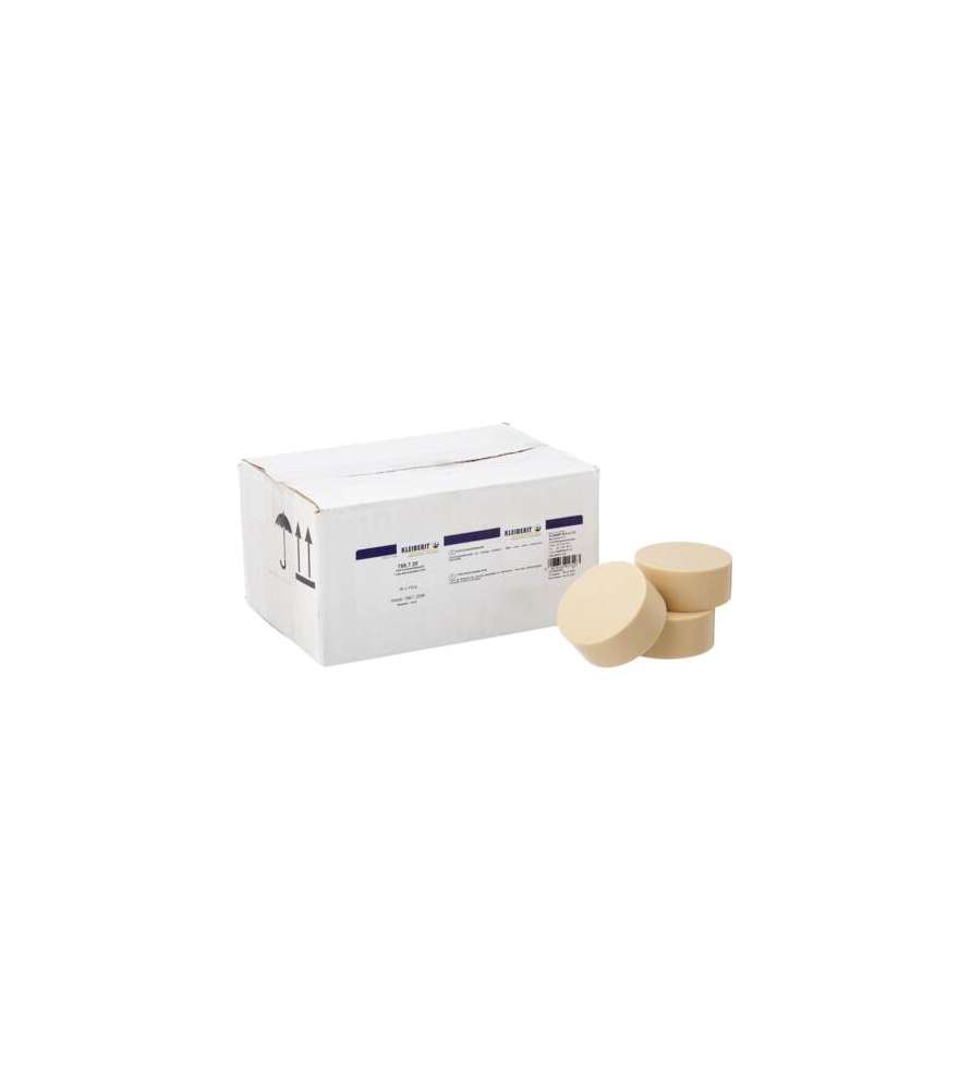 Colle thermofusible en pain Kleiberit 788.7 pour plaqueuse de chants manuelle – Ivoire - Boite de 18 pièces