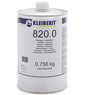 Diluant et nettoyant colle solvantée Kleiberit 820.0 sans toluène - Flacon 756g