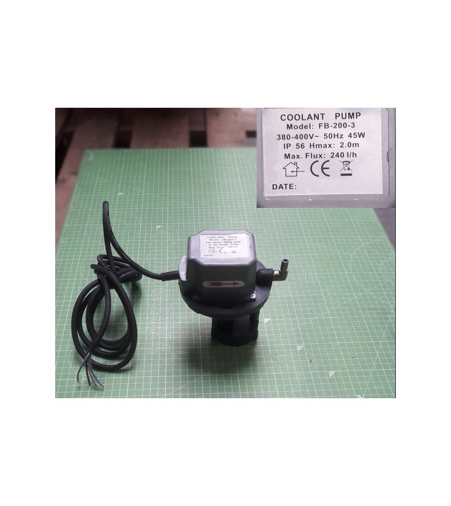 Pompe à eau pour scie à ruban métal Holzmann BS712TURN et BS275TOP - 400V