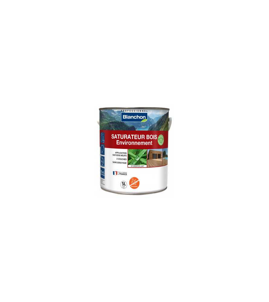 Blanchon Bio-Based Environment Wood Saturator 5L Light Wood Finish