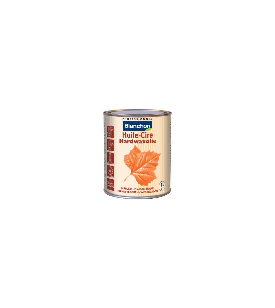 Olio Cera Blanchon Protezione e Decorazione 1L Finitura Legno Bianco