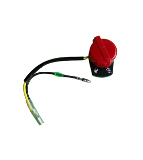 Roter Ein-/Ausschalter für den Gartenhäcksler Zipper ZI-HAEK4100
