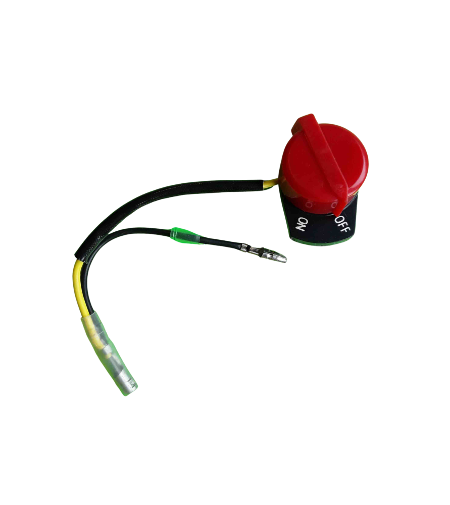 Red on/off switch for Zipper ZI-HAEK4100 garden shredder