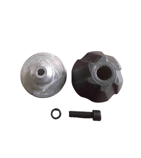 Flange set for knife holders for Zipper ZI-HAEK4000 garden shredder