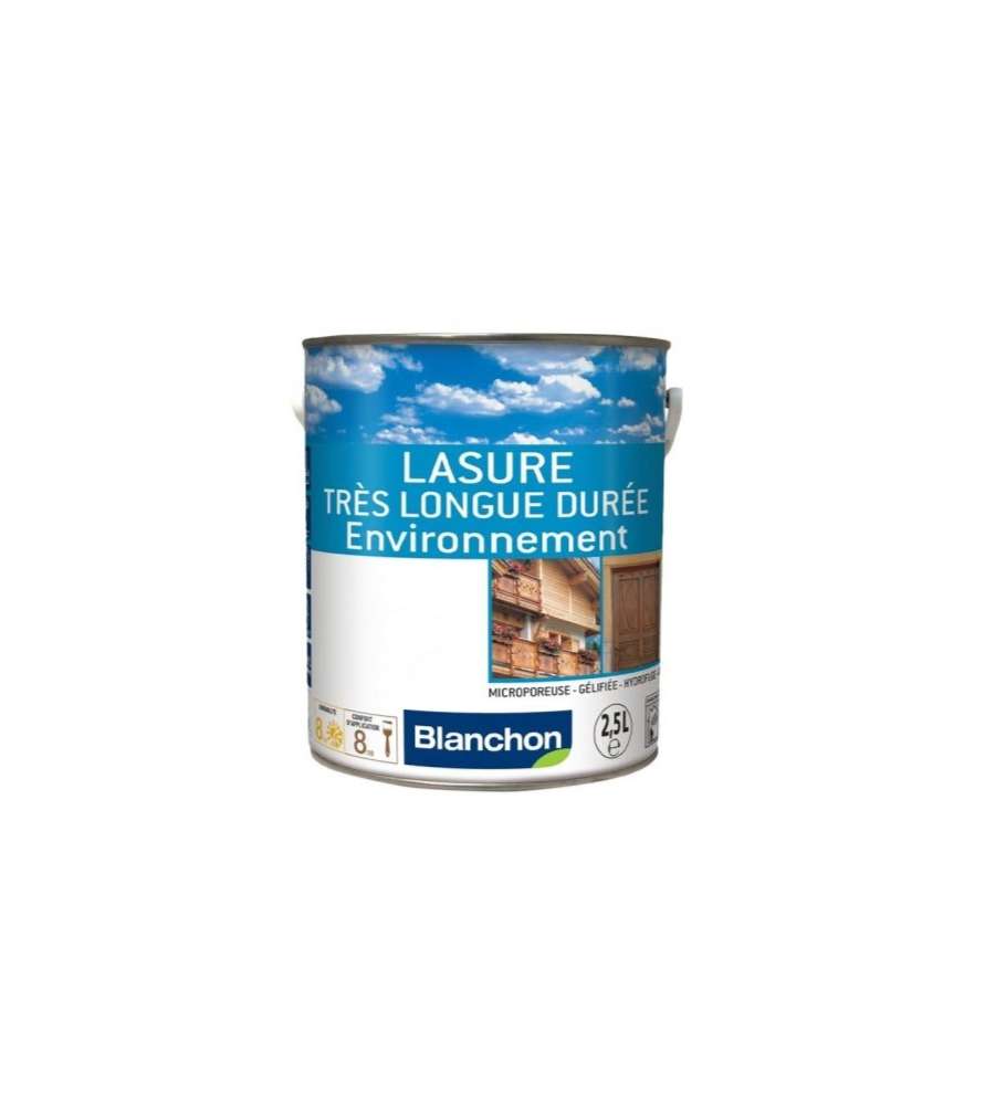 Blanchon Environment Long-Lasting Wood Stain – Medium Oak Finish - 2.5L