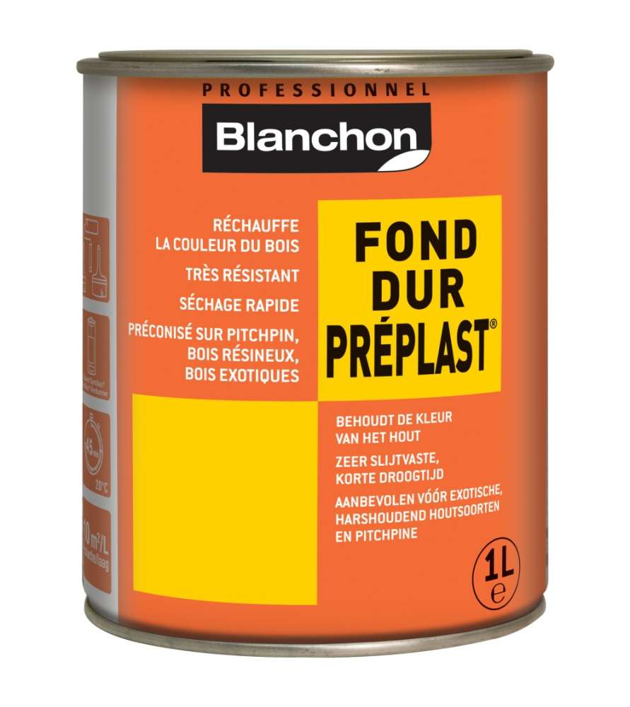 Blanchon Préplast Porenfüller 1L – Holzgrundierung und Porenverschluss vor der Endbehandlung